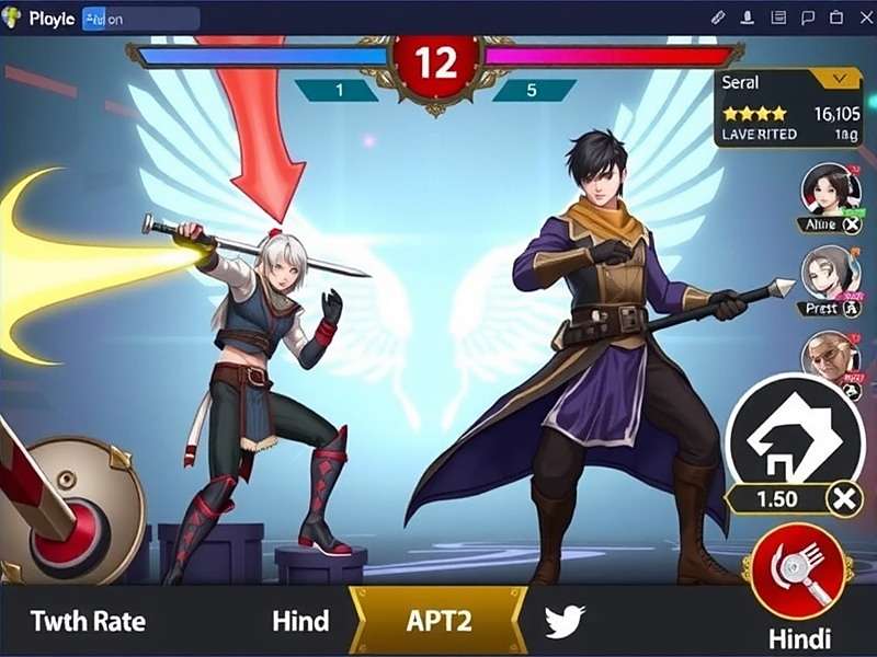 Mace Legendary Fighter Hindi Interface Mace Legendary Fighter localized interface in Hindi